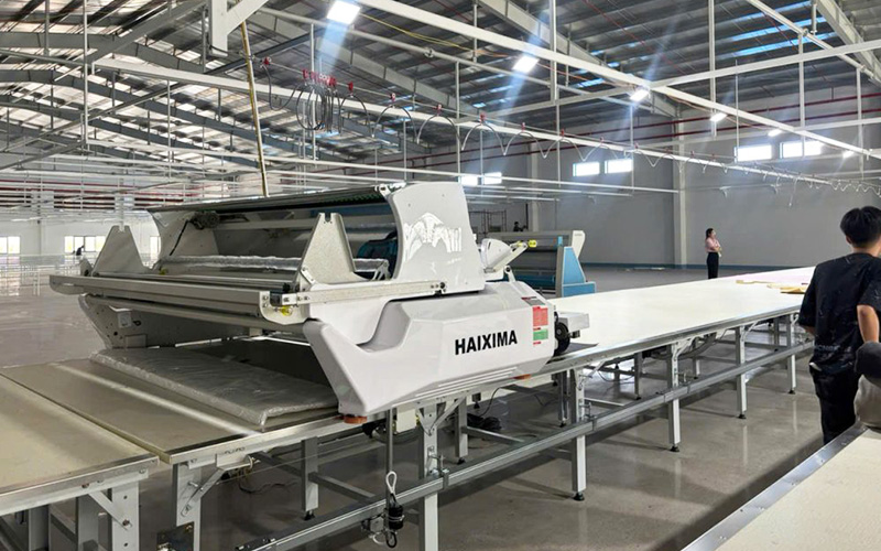Máy trải vải Haixima Y5S-190 giúp tăng năng suất cho xưởng may
