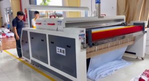 bàn giao máy hấp xử lý vải HX3000 